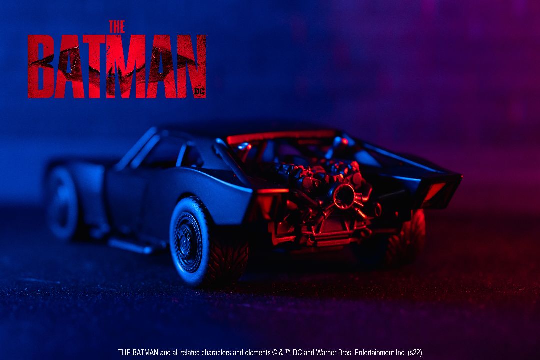 Jada 1/32 "Hollywood Rides" 2022 The Batman Batmobile w/Batman – image 17