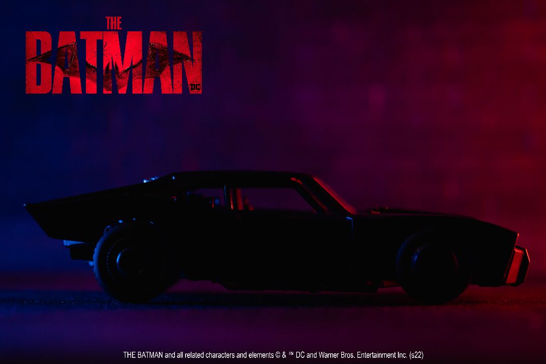 Jada 1/32 "Hollywood Rides" 2022 The Batman Batmobile w/Batman – image 18