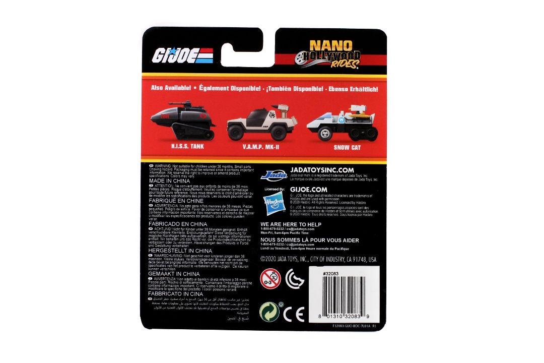 Jada 1.65" "Nano Hollywood Rides" G.I. Joe – image 5