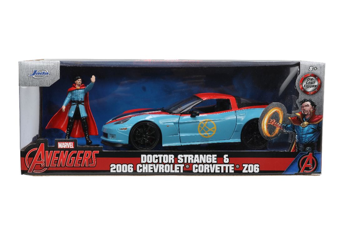 Jada 1/24 "Hollywood Rides" 2006 Corvette Z06 with Dr. Strange – image 16
