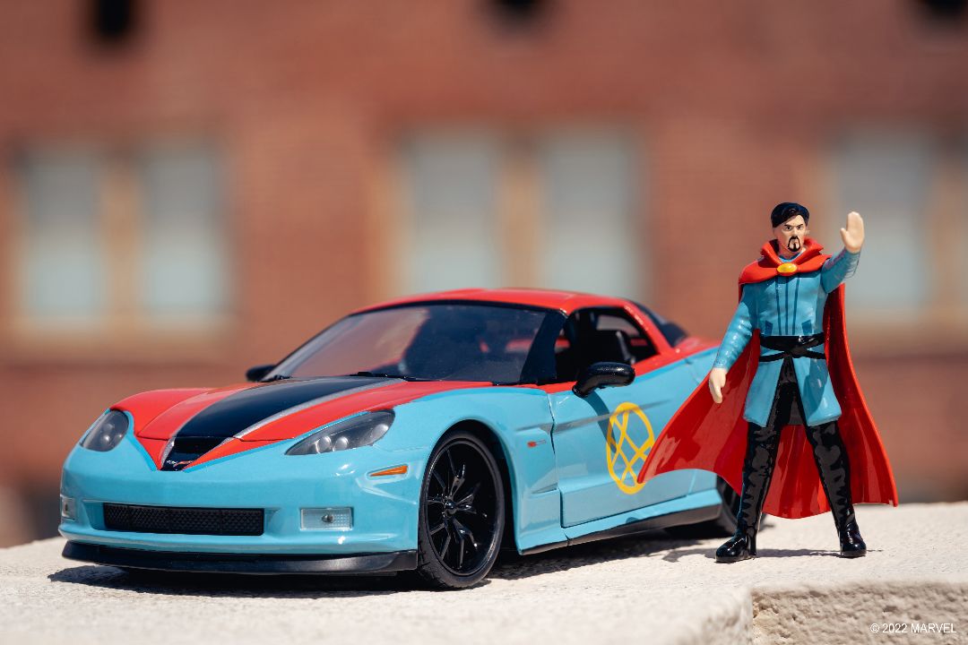 Jada 1/24 "Hollywood Rides" 2006 Corvette Z06 with Dr. Strange – image 20