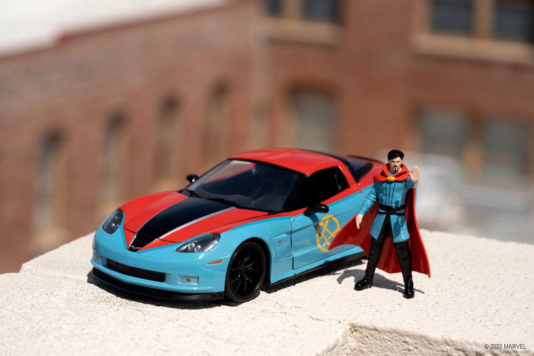 Jada 1/24 "Hollywood Rides" 2006 Corvette Z06 with Dr. Strange – image 23