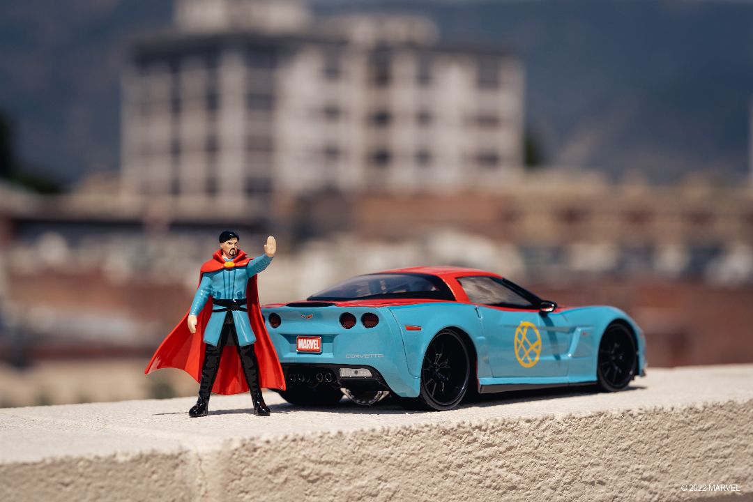 Jada 1/24 "Hollywood Rides" 2006 Corvette Z06 with Dr. Strange – image 22