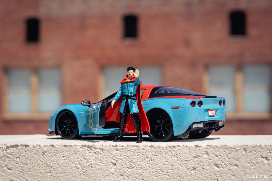 Jada 1/24 "Hollywood Rides" 2006 Corvette Z06 with Dr. Strange – image 26