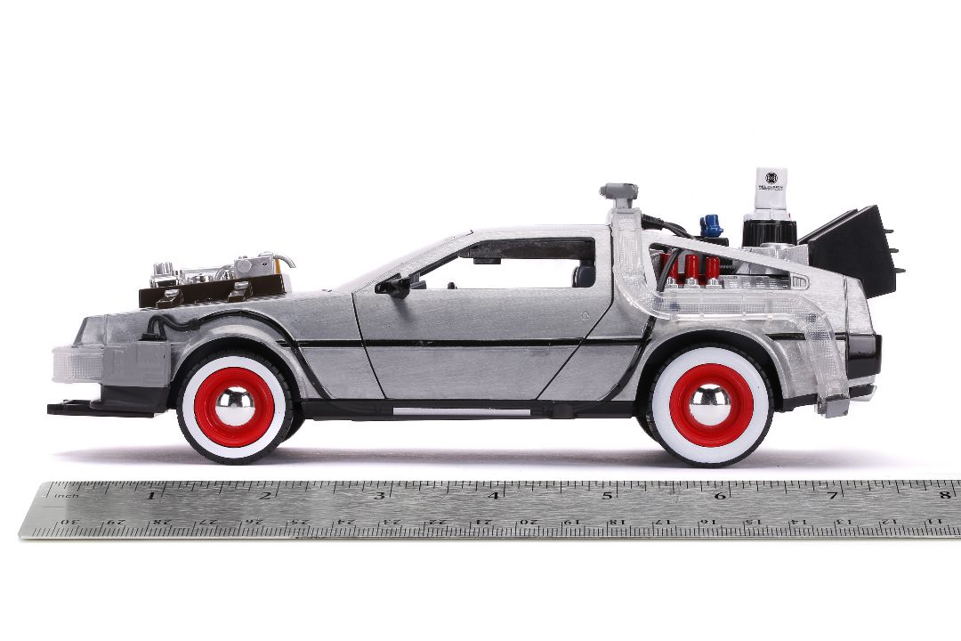 Jada 1/24 "Hollywood Rides" Back To The Future Part III w/ Light – image 14