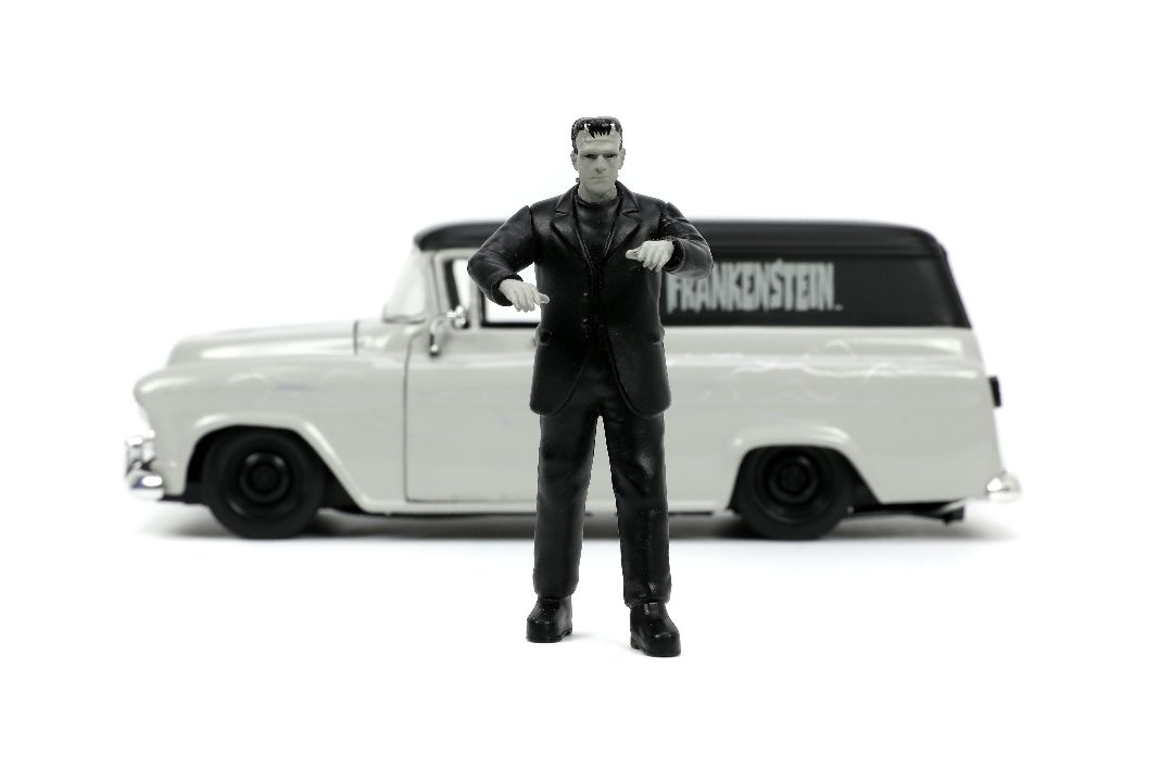 Jada 1/24 "Hollywood Rides" Frankenstein 1957 Chevy Sububan – image 4