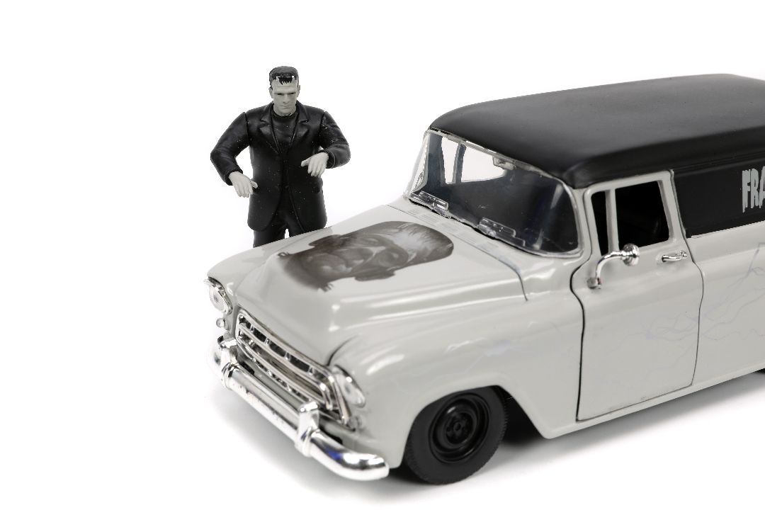 Jada 1/24 "Hollywood Rides" Frankenstein 1957 Chevy Sububan – image 5