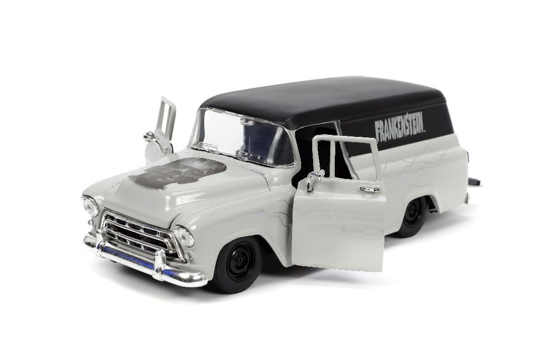 Jada 1/24 "Hollywood Rides" Frankenstein 1957 Chevy Sububan – image 11