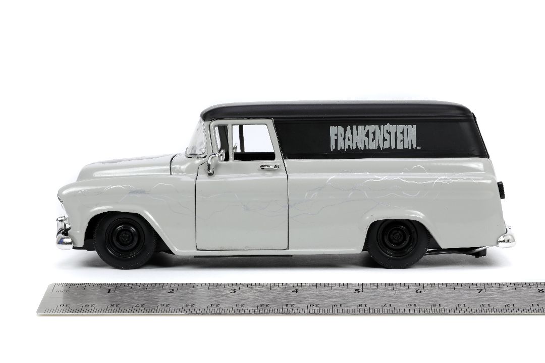 Jada 1/24 "Hollywood Rides" Frankenstein 1957 Chevy Sububan – image 14