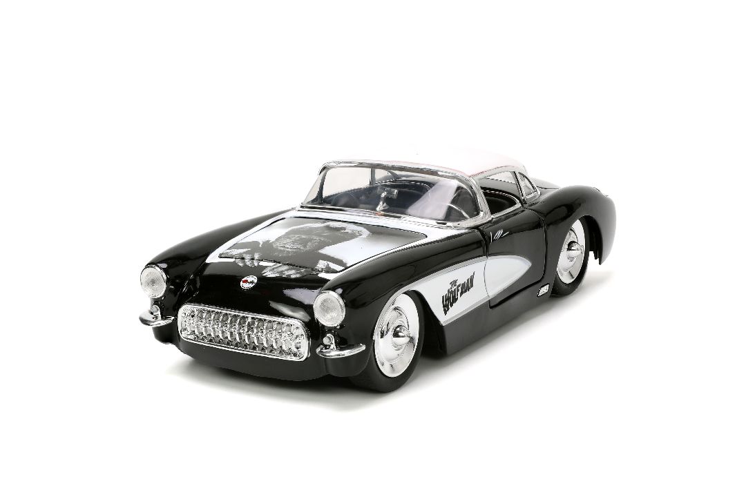 Jada 1/24 "Hollywood Rides" 1957 Corvette with The Wolfman – image 6