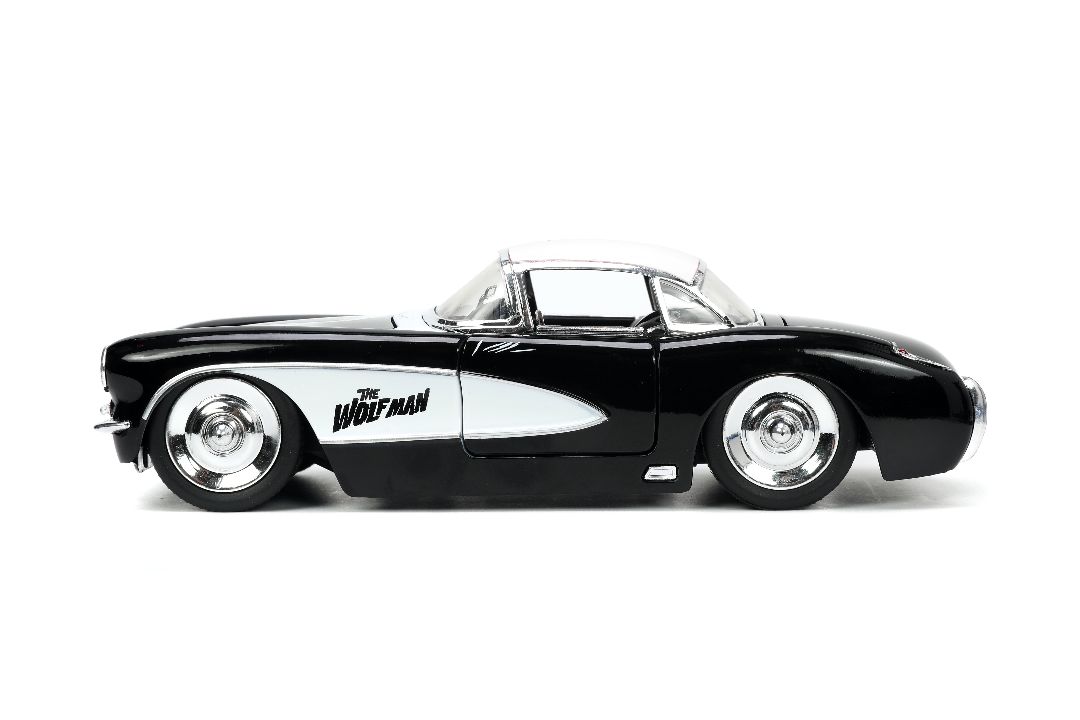 Jada 1/24 "Hollywood Rides" 1957 Corvette with The Wolfman – image 7