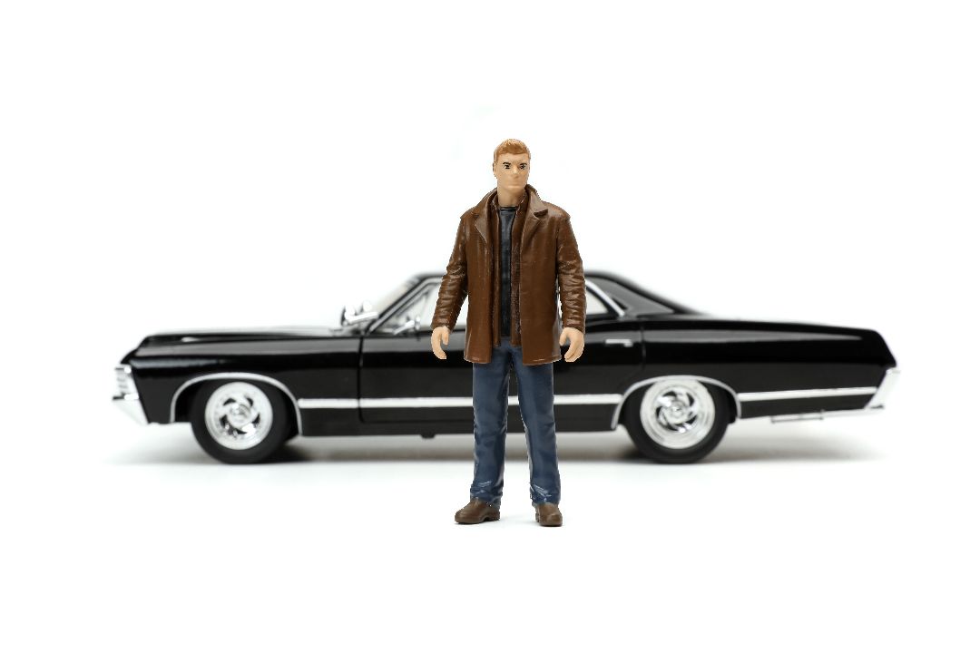 Jada 1/24 "Hollywood Rides" Supernatural 1967 Impala w/ Dean thumbnail 2