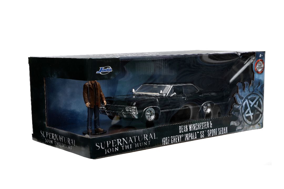 Jada 1/24 "Hollywood Rides" Supernatural 1967 Impala w/ Dean thumbnail 19