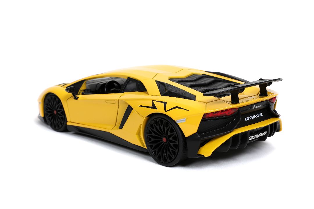 Jada 1/24 "Hyper-Spec" Lamborghini Aventador SV - Yellow – image 2