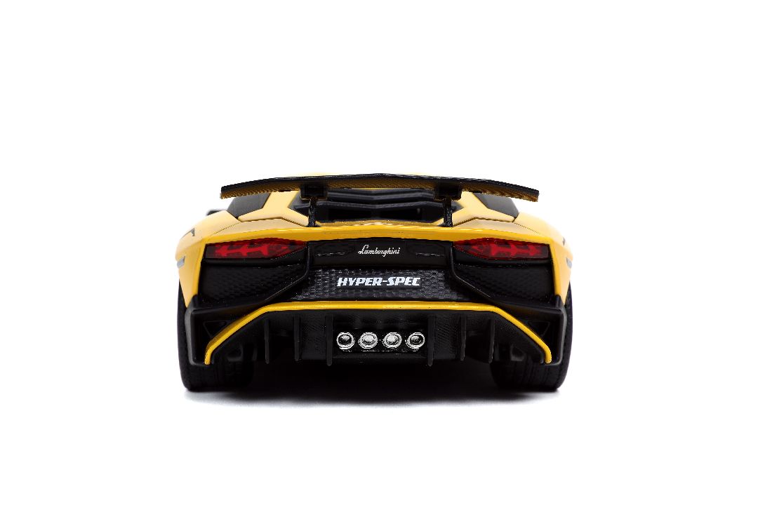 Jada 1/24 "Hyper-Spec" Lamborghini Aventador SV - Yellow – image 3