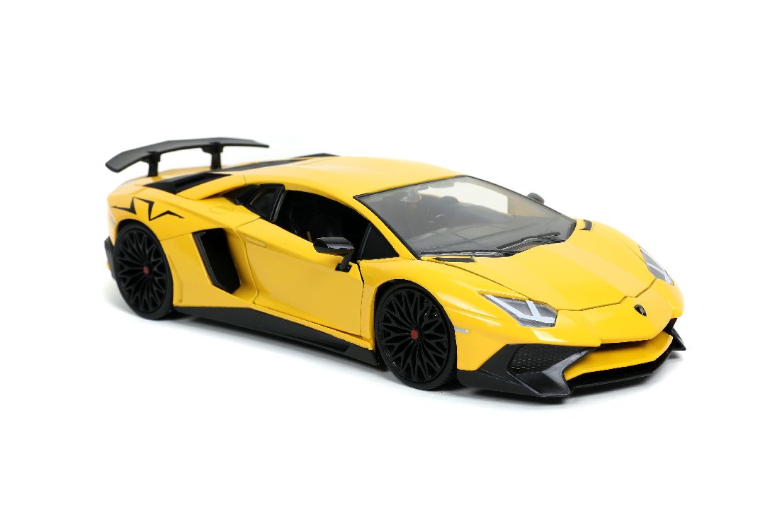 Jada 1/24 "Hyper-Spec" Lamborghini Aventador SV - Yellow – image 6