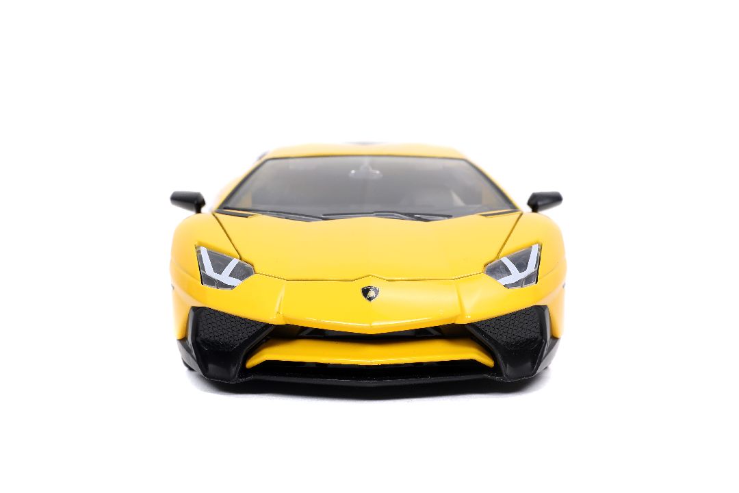 Jada 1/24 "Hyper-Spec" Lamborghini Aventador SV - Yellow – image 12
