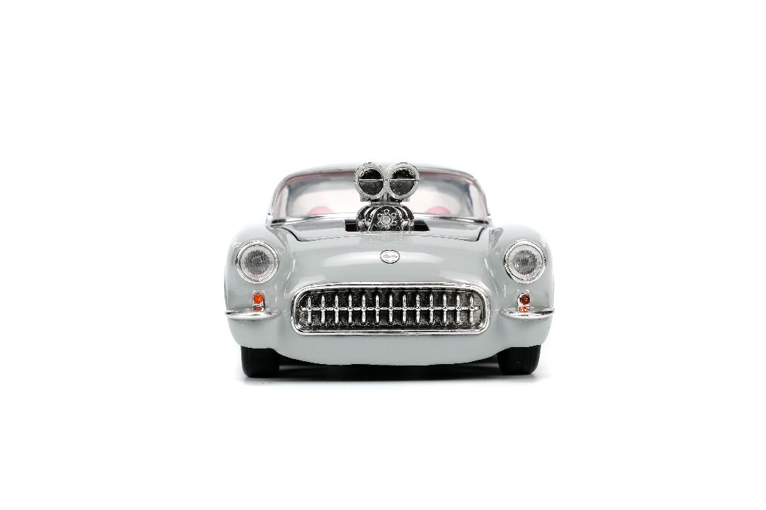 Jada 1/24 "Hollywood Rides" 1957 Corvette w/Bugs Bunny – image 5