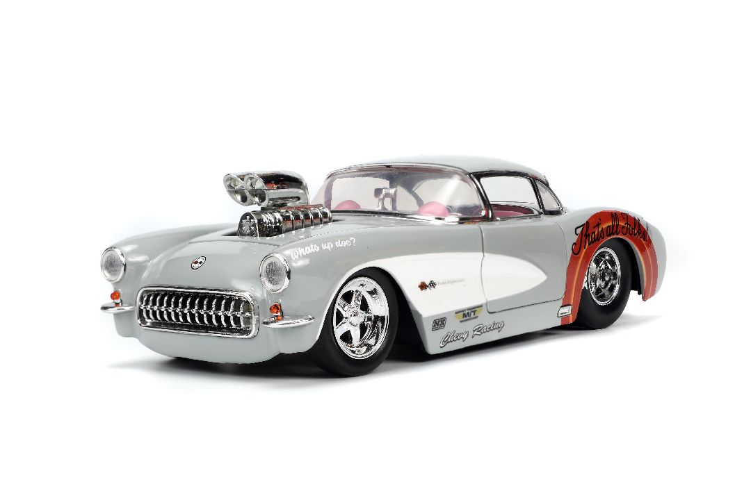 Jada 1/24 "Hollywood Rides" 1957 Corvette w/Bugs Bunny – image 6
