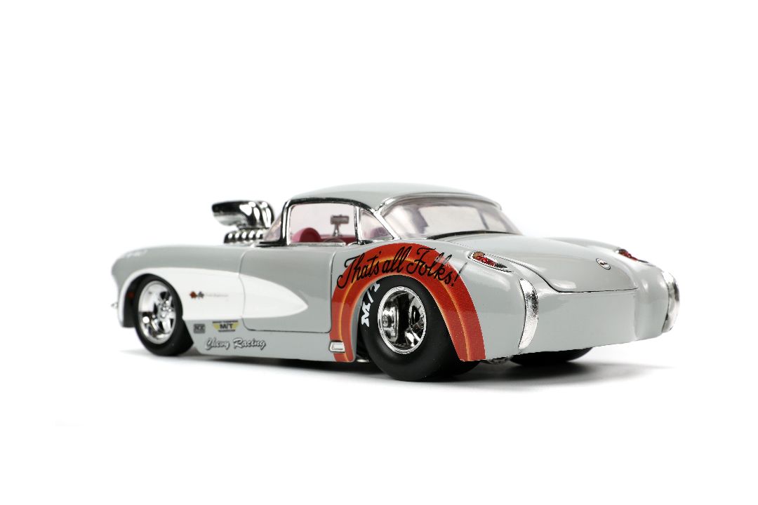 Jada 1/24 "Hollywood Rides" 1957 Corvette w/Bugs Bunny – image 8