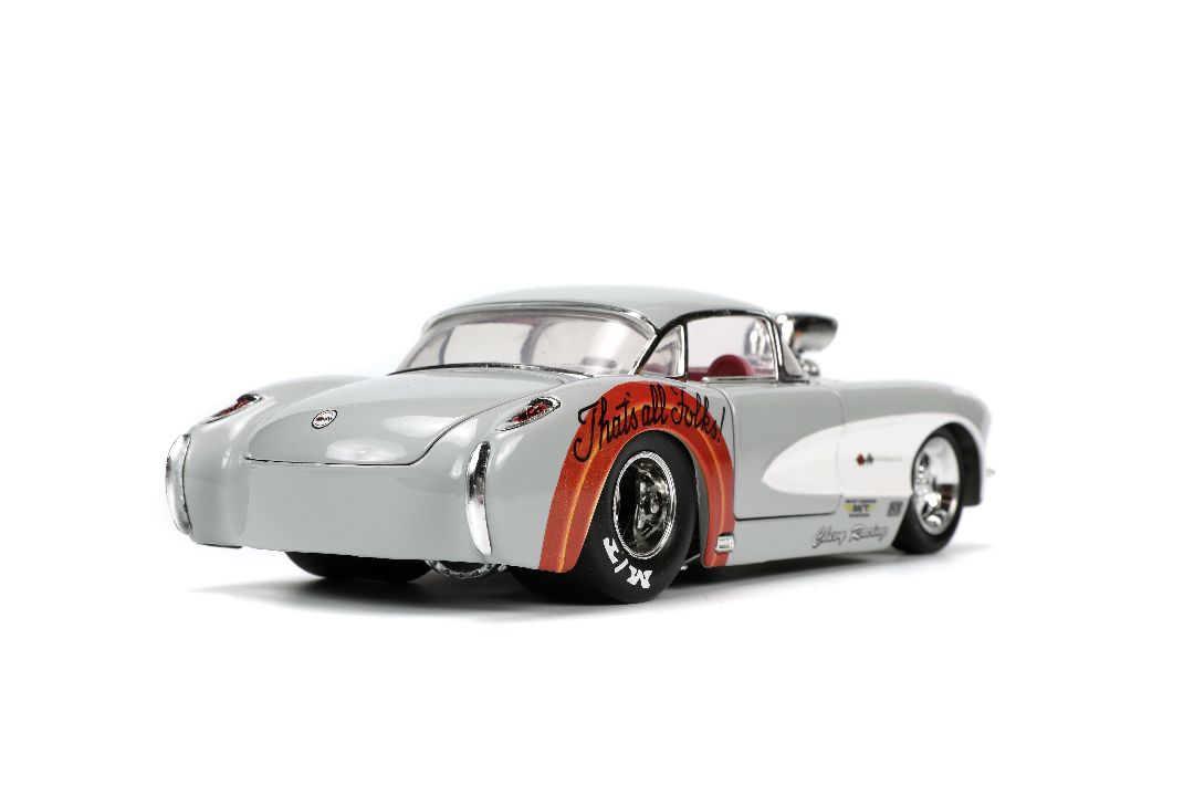 Jada 1/24 "Hollywood Rides" 1957 Corvette w/Bugs Bunny – image 10