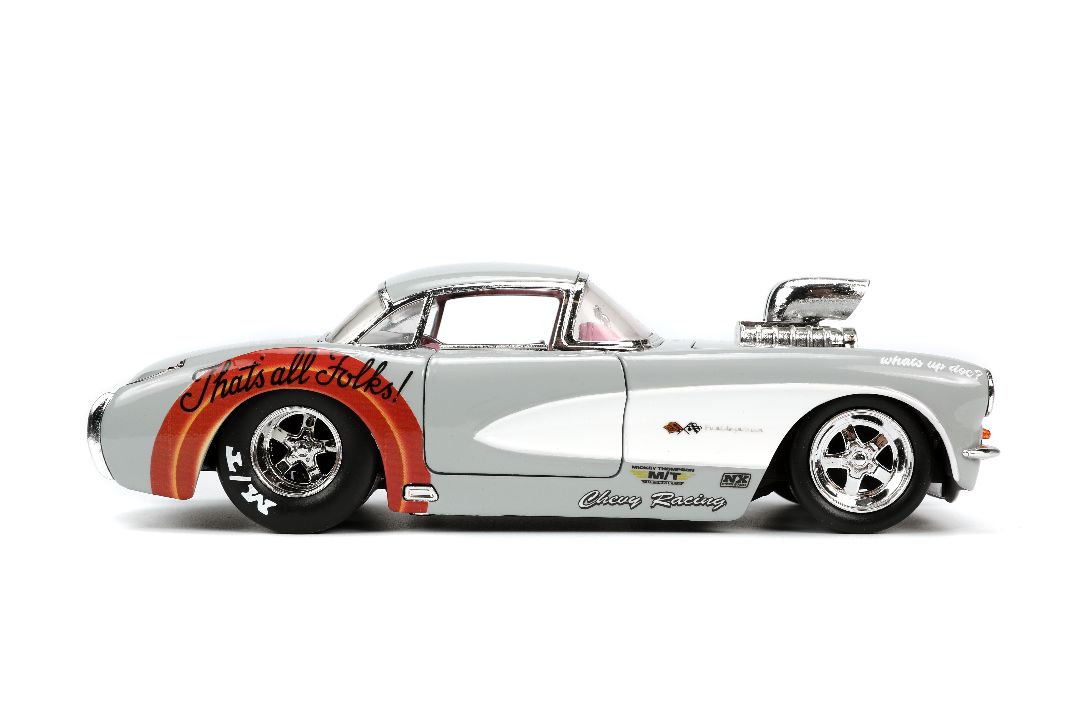 Jada 1/24 "Hollywood Rides" 1957 Corvette w/Bugs Bunny – image 11
