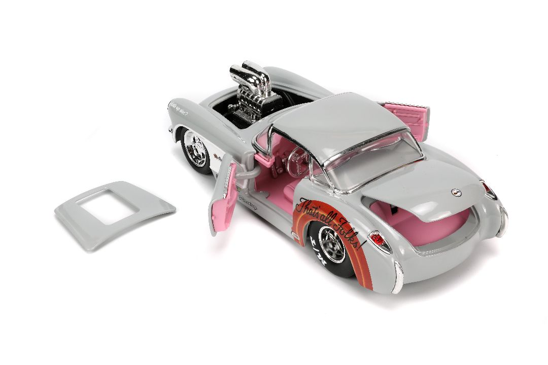 Jada 1/24 "Hollywood Rides" 1957 Corvette w/Bugs Bunny – image 14