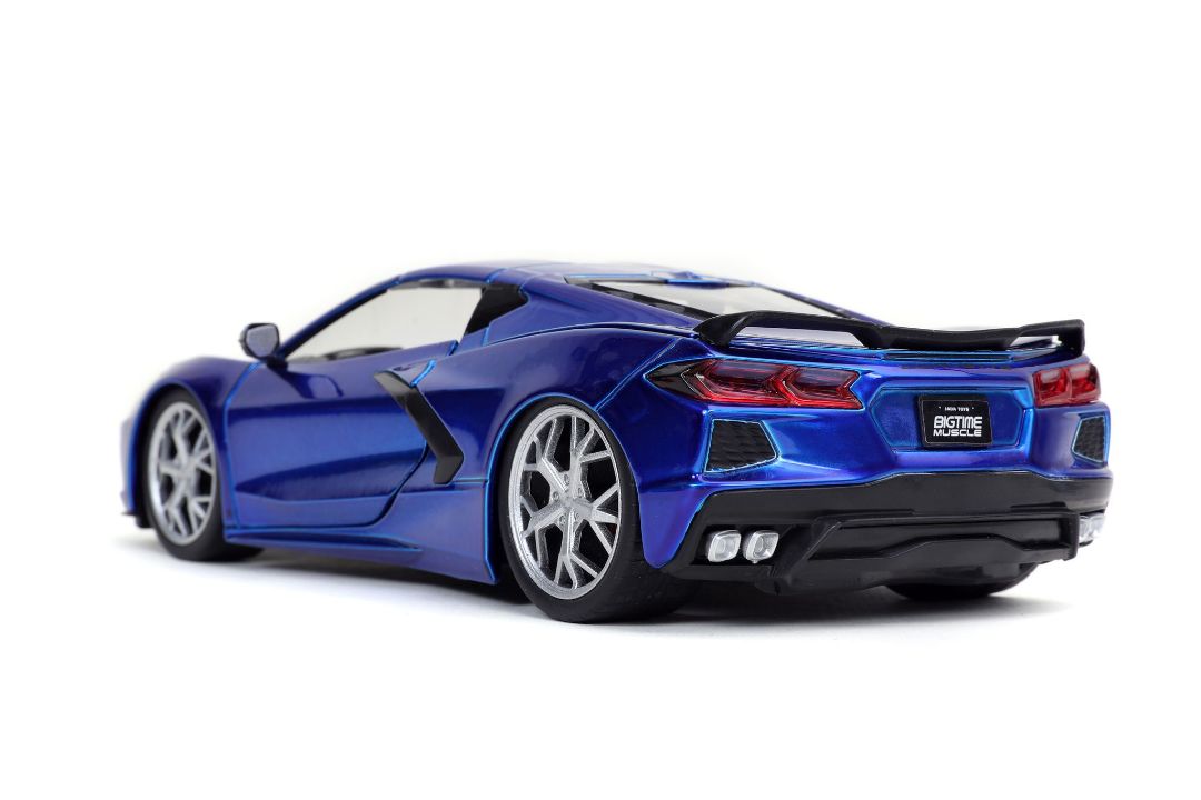 Jada 1/24 "BIGTIME Muscle" 2020 Corvette Stingray - Candy Blue – image 2