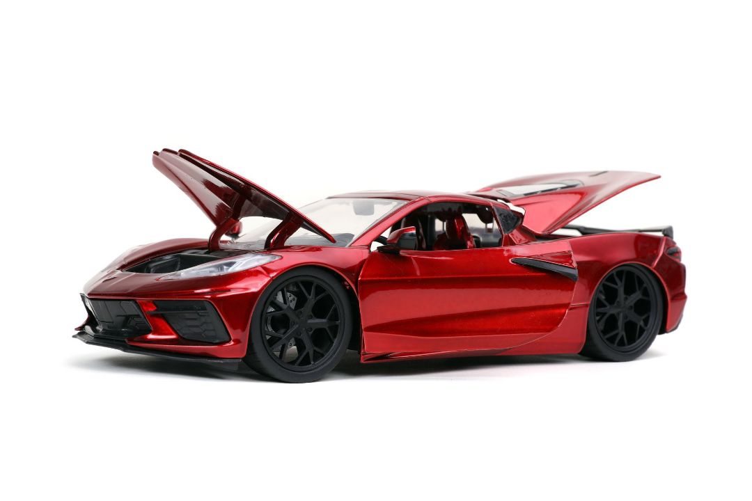 Jada 1/24 "BIGTIME Muscle" 2020 Corvette Stingray - Candy Red – image 3