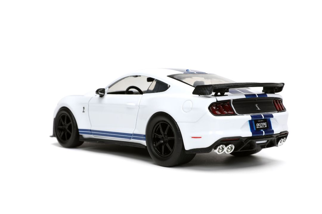 Jada 1/24 "BIGTIME Muscle" 2020 Ford Mustang Shelby GT500 - Wht – image 2