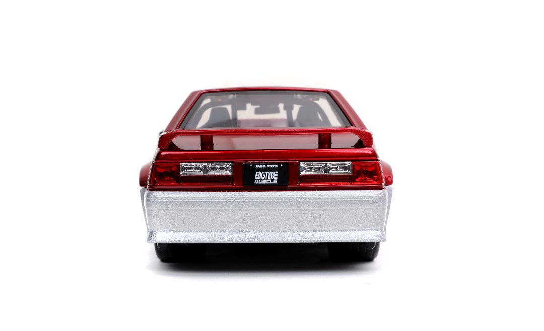Jada 1/24 "BIGTIME Muscle" 1989 Ford Mustang GT - Candy Red – image 4