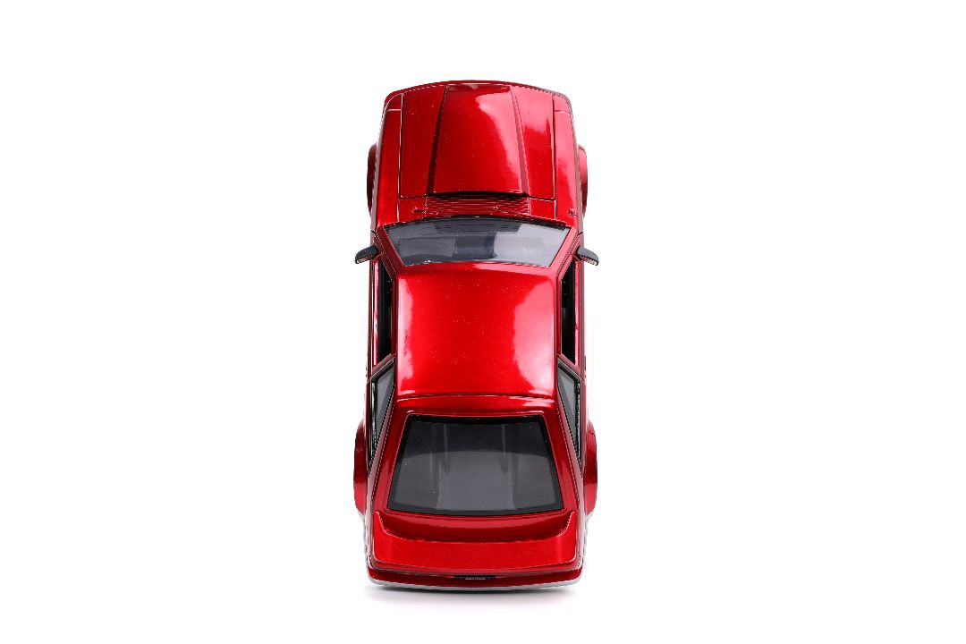 Jada 1/24 "BIGTIME Muscle" 1989 Ford Mustang GT - Candy Red – image 8
