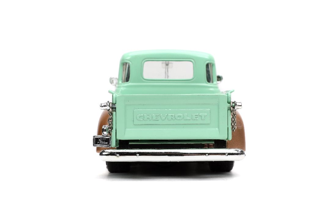 Jada 1/24 "Just Trucks" 1953 Chevy Pickup w/Rack - Light Green – image 5