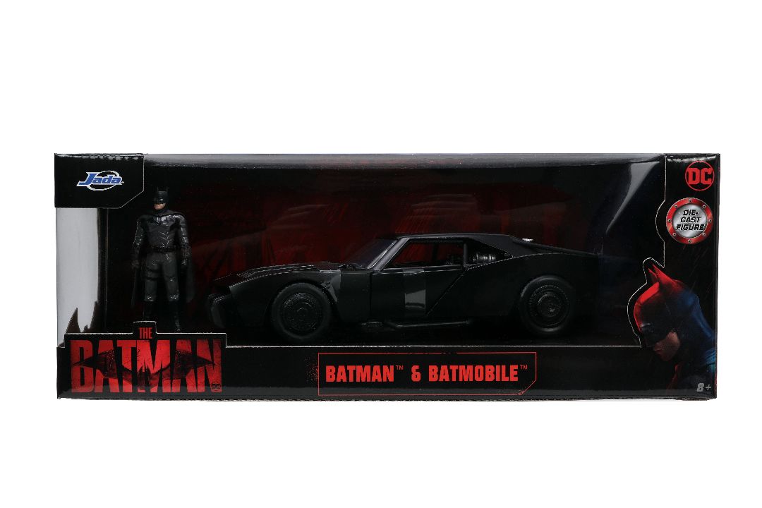Jada 1/24 "Batman Animated Series" 2022 Batmobile W/Batman – image 2