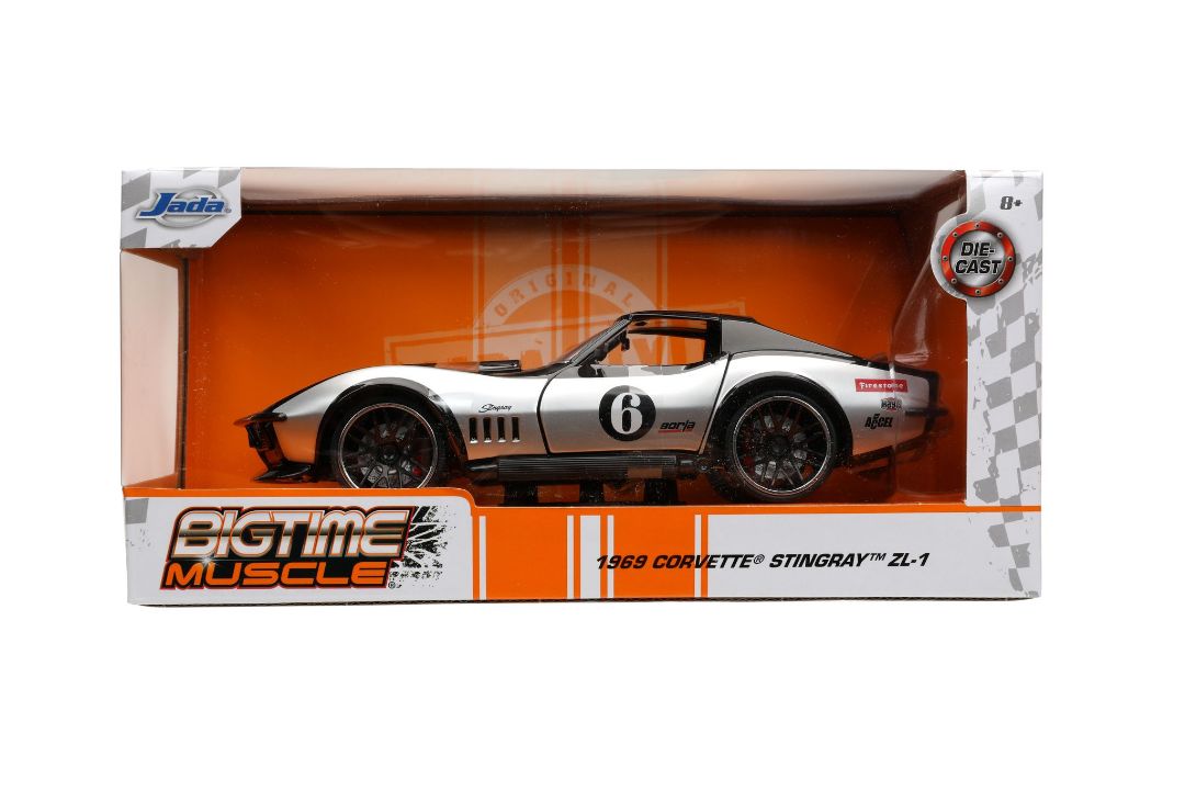 Jada 1/24 "BIGTIME Muscle" 1969 Corvette Stingray – image 3