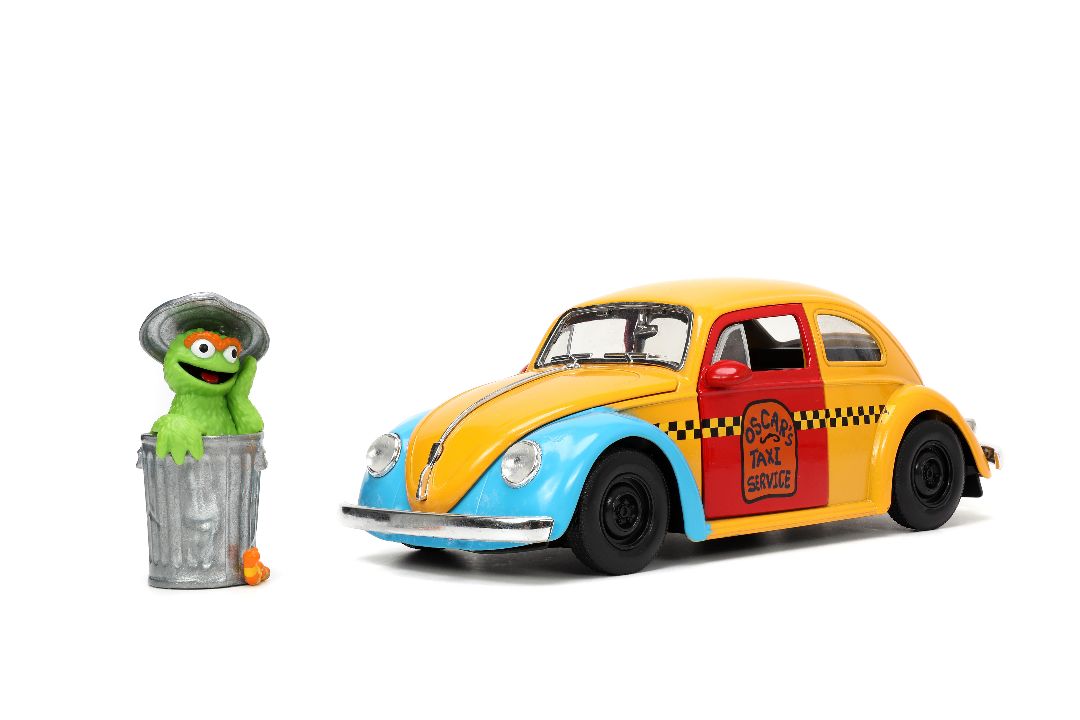 Jada 1/24 "Hollywood Rides" Sesame Street 1959 VW Beetle – image 2