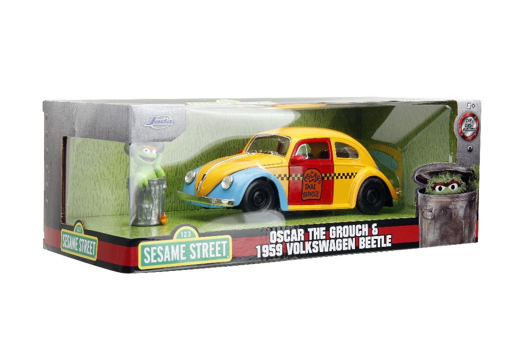 Jada 1/24 "Hollywood Rides" Sesame Street 1959 VW Beetle – image 10