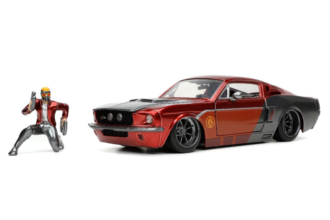 Jada 1/24 "Hollywood Rides" Marvel 1967 Shelby GT500 Star-Lord – image 2