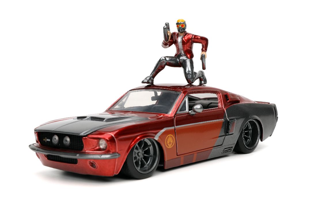 Jada 1/24 "Hollywood Rides" Marvel 1967 Shelby GT500 Star-Lord – image 4