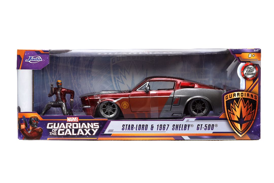 Jada 1/24 "Hollywood Rides" Marvel 1967 Shelby GT500 Star-Lord – image 13