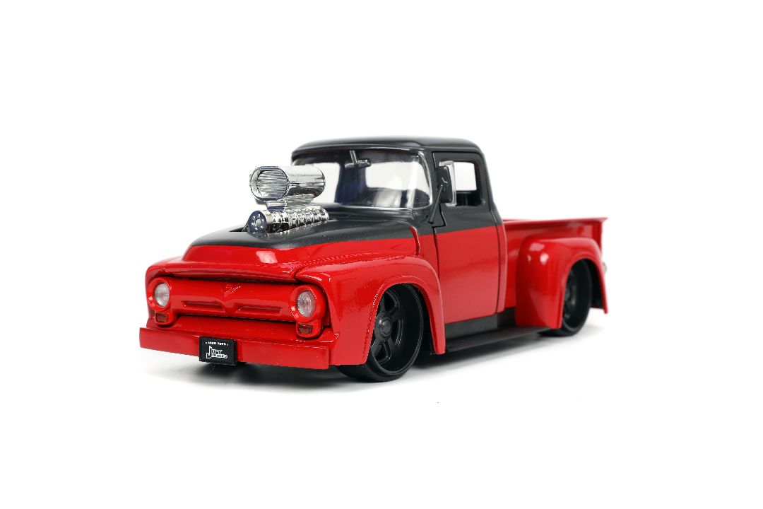 Jada 1/24 "Just Trucks" 1956 Ford F-100 Pickup with Rack – image 2