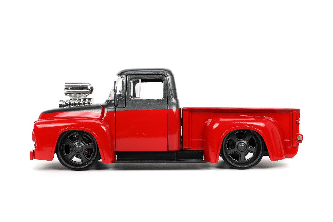 Jada 1/24 "Just Trucks" 1956 Ford F-100 Pickup with Rack – image 3