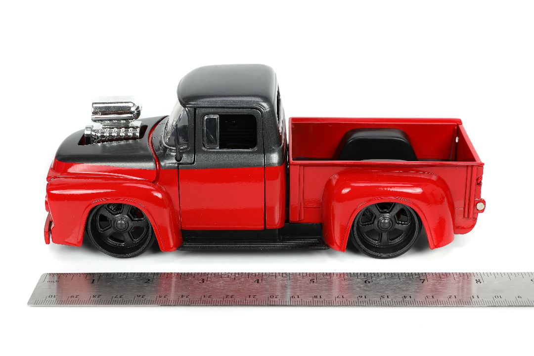 Jada 1/24 "Just Trucks" 1956 Ford F-100 Pickup with Rack – image 8