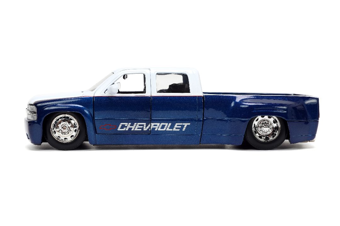Jada 1/24 "Just Trucks" 1999 Chevy Silverado Dooley with Rack – image 3