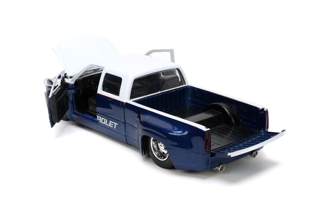 Jada 1/24 "Just Trucks" 1999 Chevy Silverado Dooley with Rack – image 7