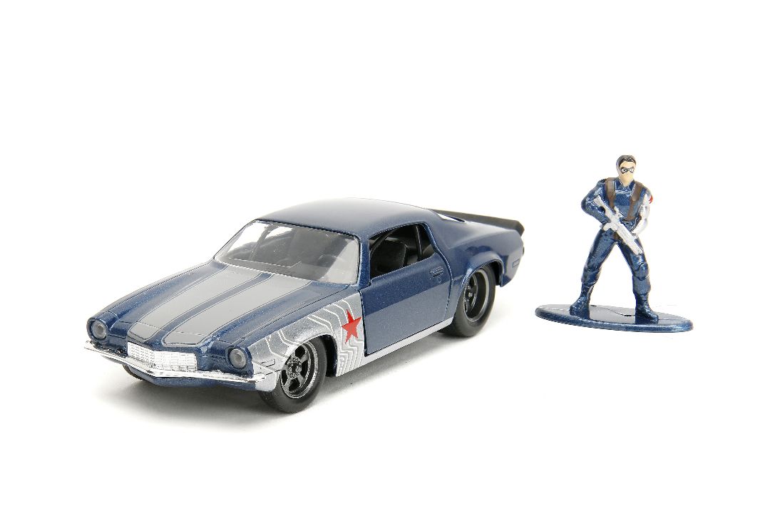 Jada 1/32 "Hollywood Rides" Marvel 1973 Chevy Camaro W/Soldier – image 2