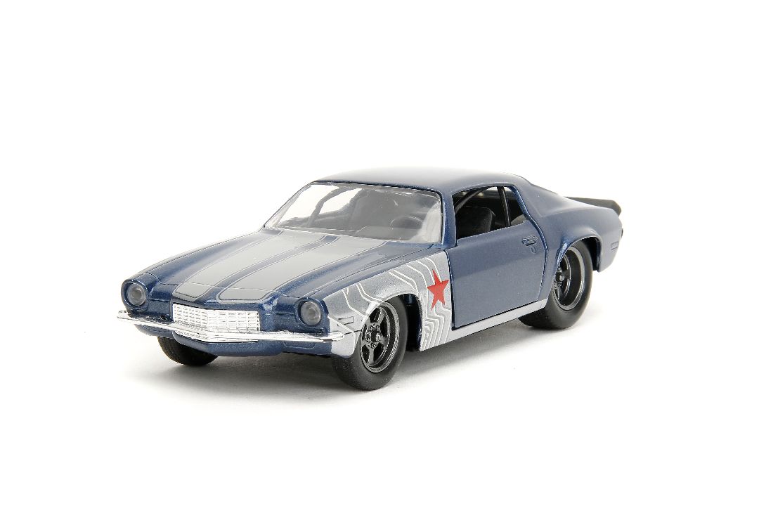 Jada 1/32 "Hollywood Rides" Marvel 1973 Chevy Camaro W/Soldier – image 5