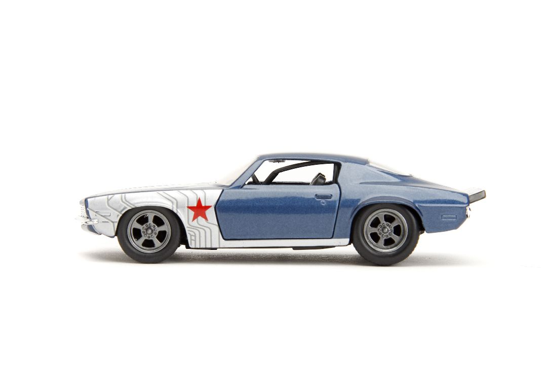 Jada 1/32 "Hollywood Rides" Marvel 1973 Chevy Camaro W/Soldier – image 6
