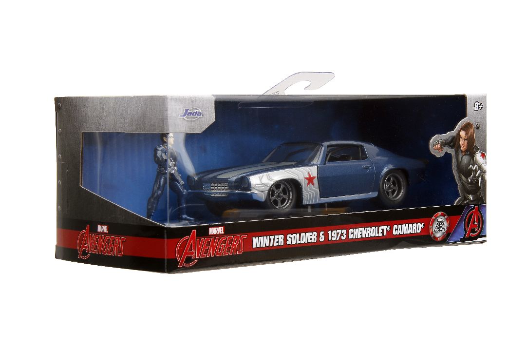 Jada 1/32 "Hollywood Rides" Marvel 1973 Chevy Camaro W/Soldier – image 19