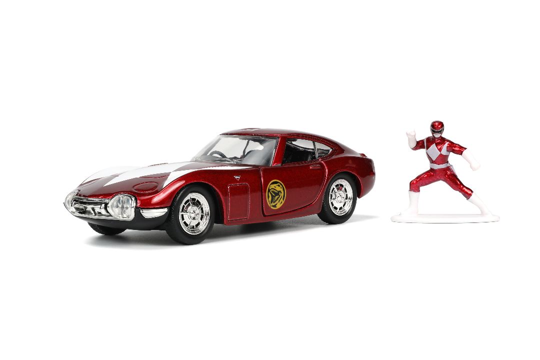 Jada 1/32 1967 Toyota 2000GT with Red Ranger thumbnail 1